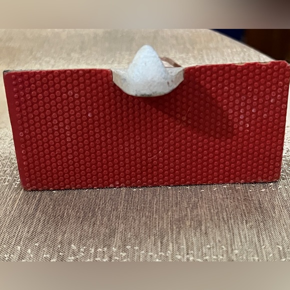 Mary Engelbreit cast iron Snowman Christmas stocking hanger NEW - Picture 3 of 5